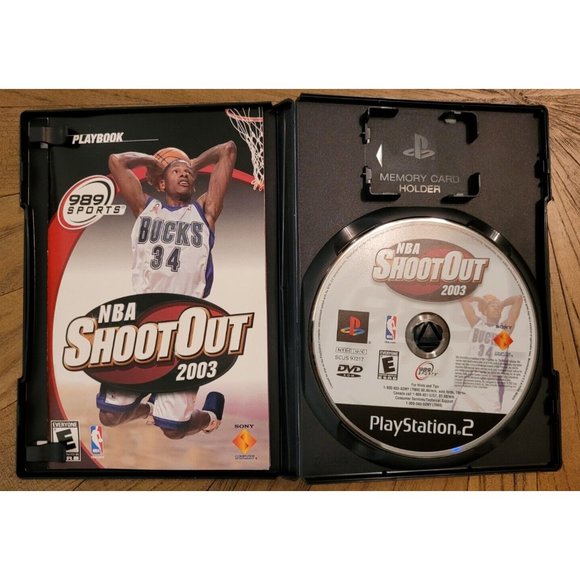 NBA ShootOut 2003 (Sony PlayStation 2, 2002) PS2 Complete with Manual - Picture 3 of 3